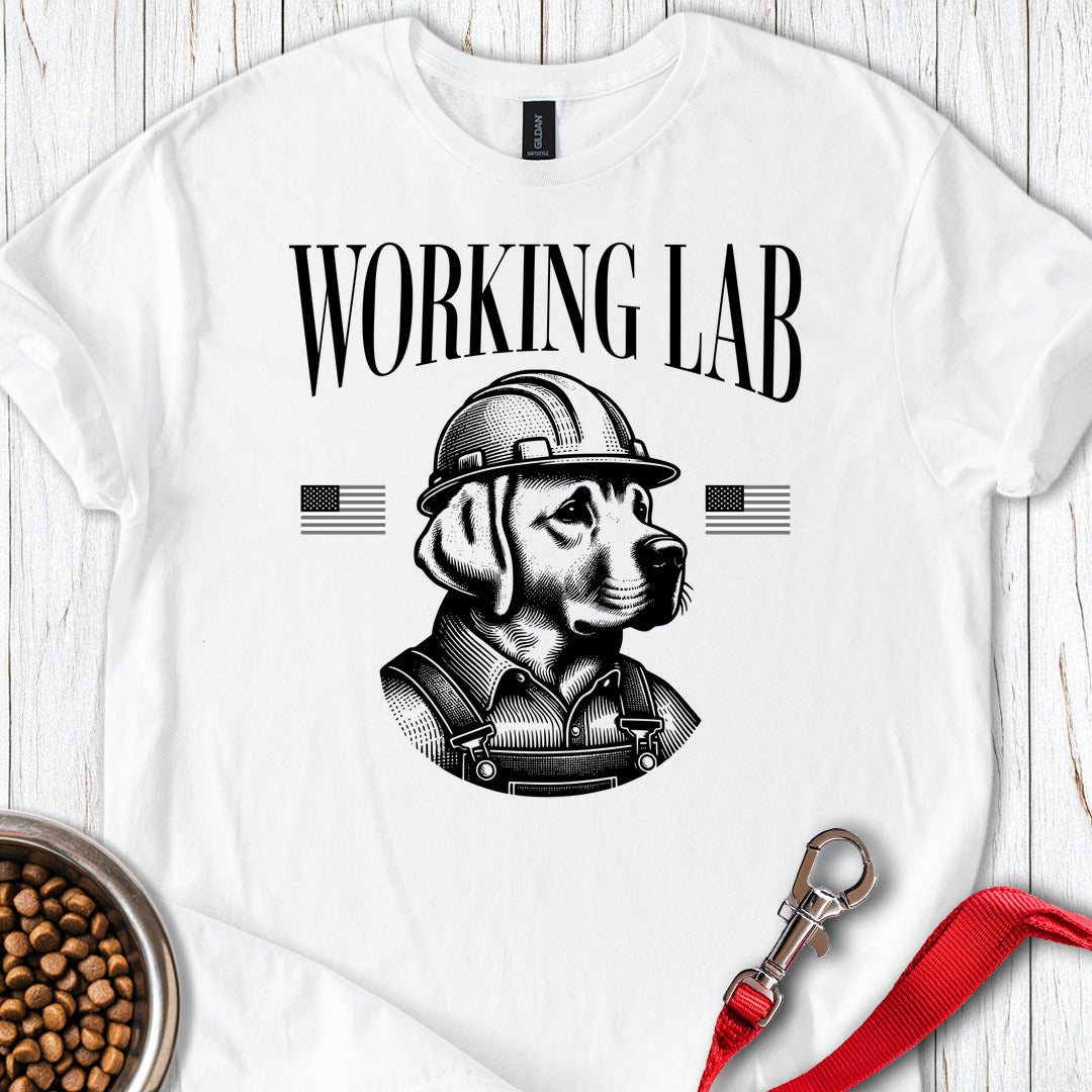 Funny Working Labrador White