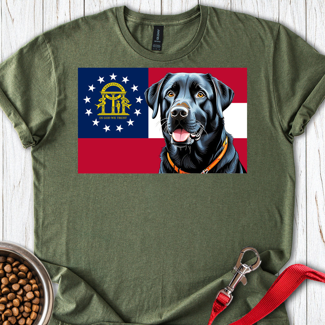 Georgia Black Labrador Military Green