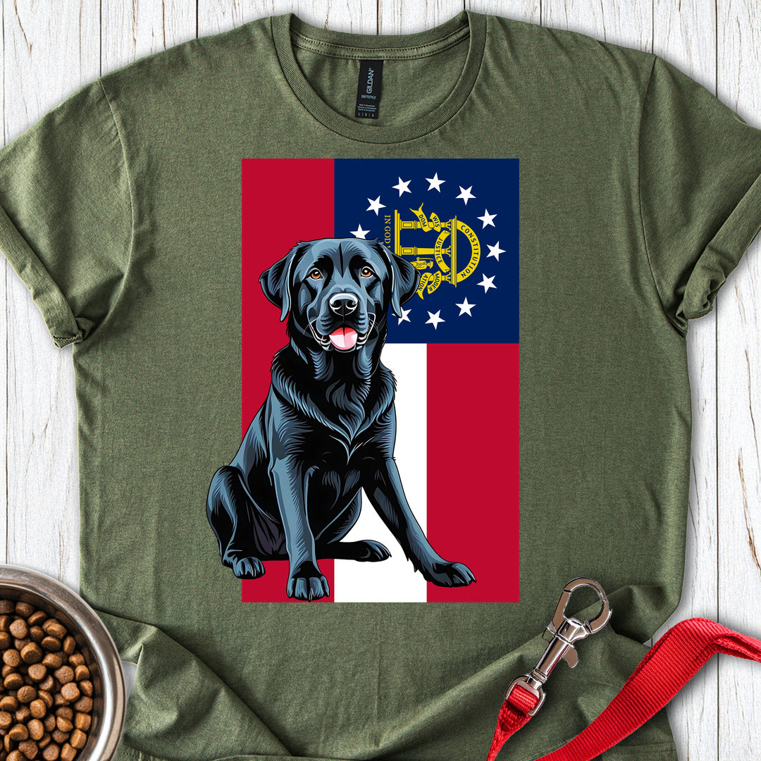 Georgia Black Labrador Military Green
