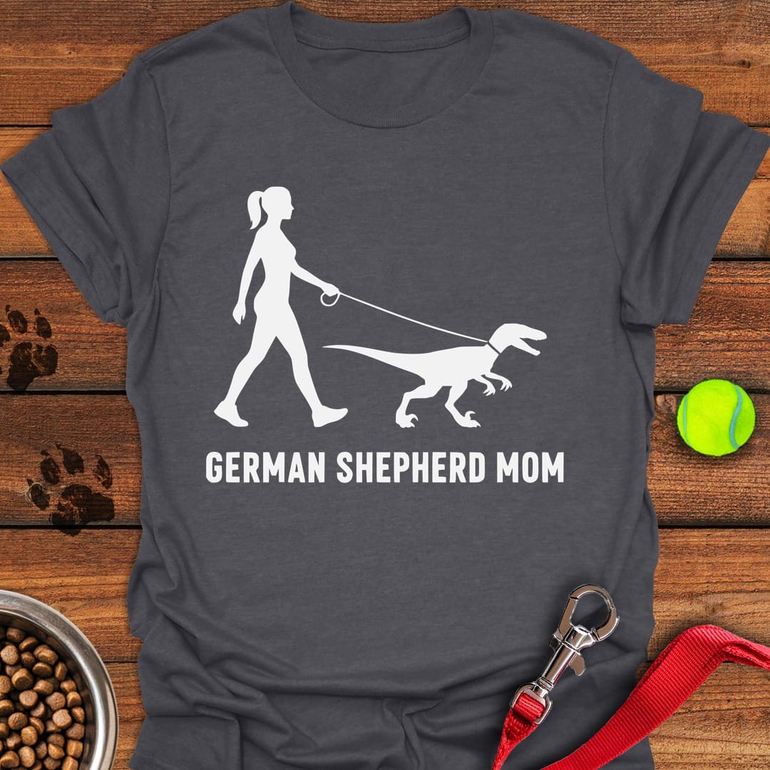 German Shepherd Mom Velociraptor Dark Heather