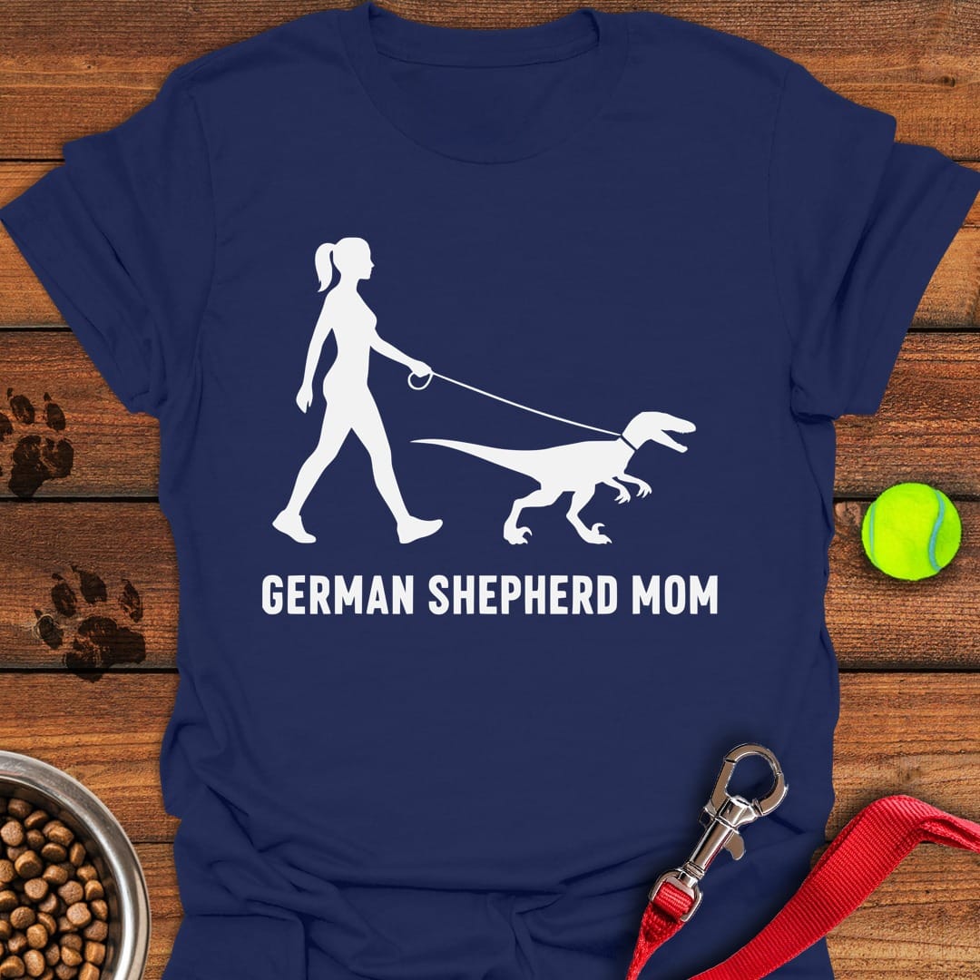 German Shepherd Mom Velociraptor Navy