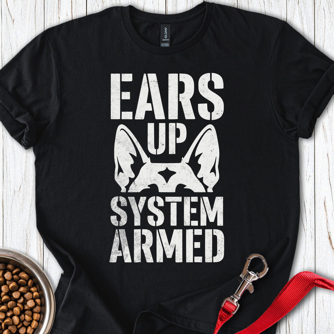 German Shepherd Alarm Black