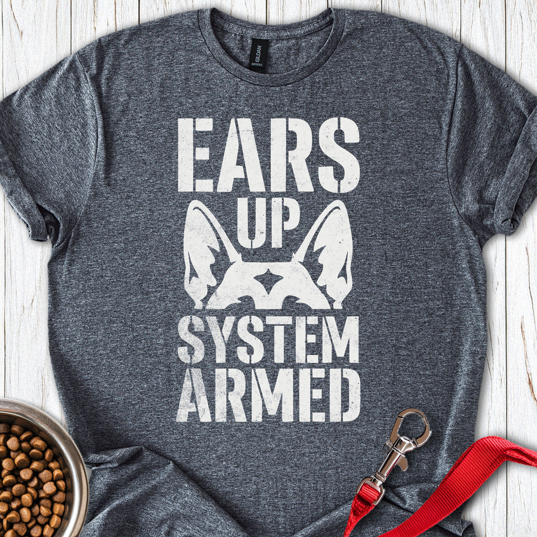 German Shepherd Alarm Dark Heather