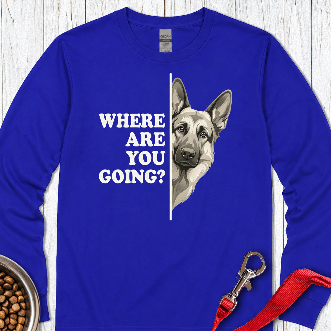 German Shepherd Alert Long Sleeve — Royal