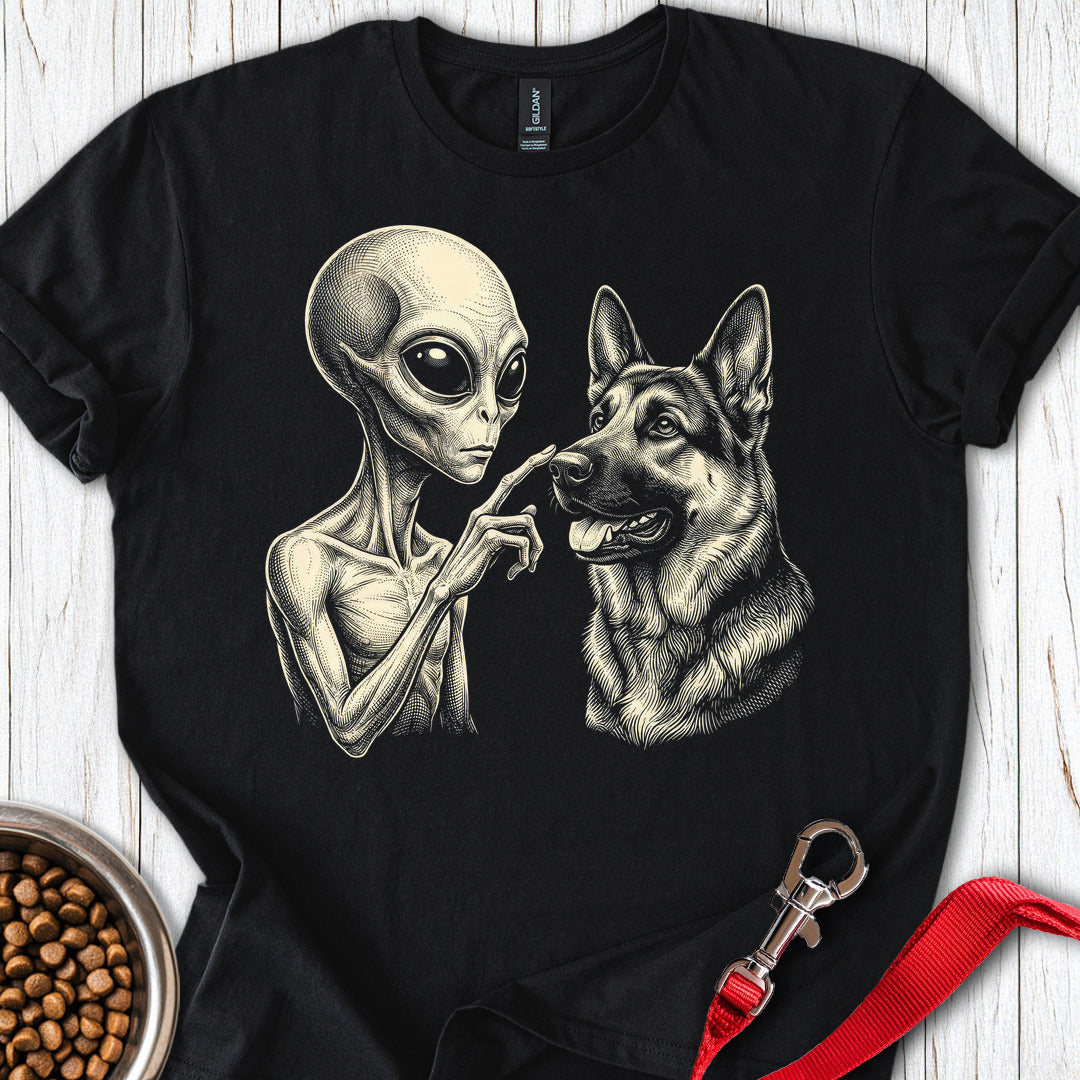 German Shepherd & Alien Black