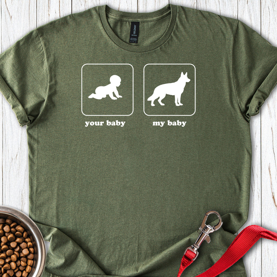 German Shepherd Baby Military Green