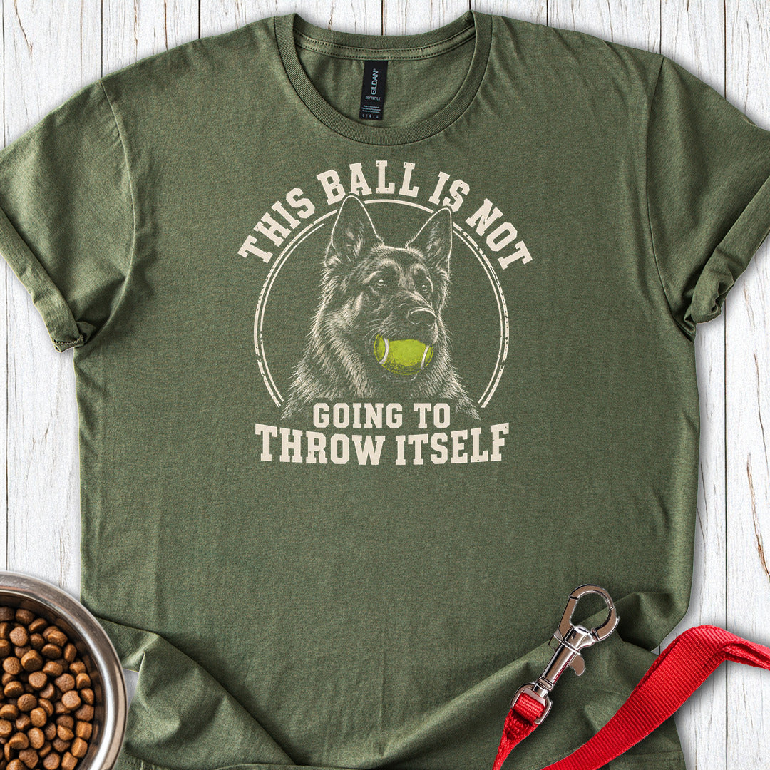 German Shepherd Ball — Military Green
