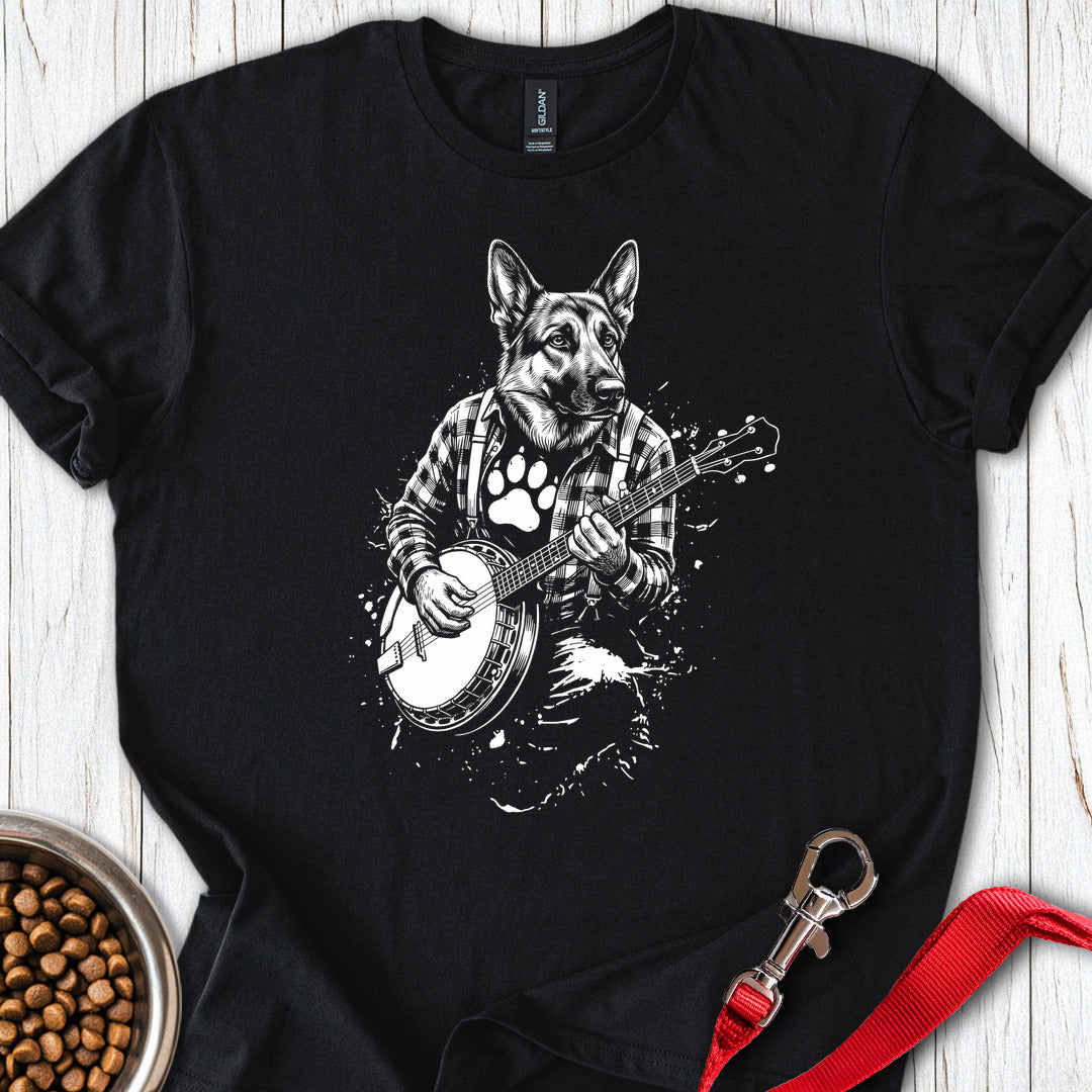 German Shepherd Banjo Black