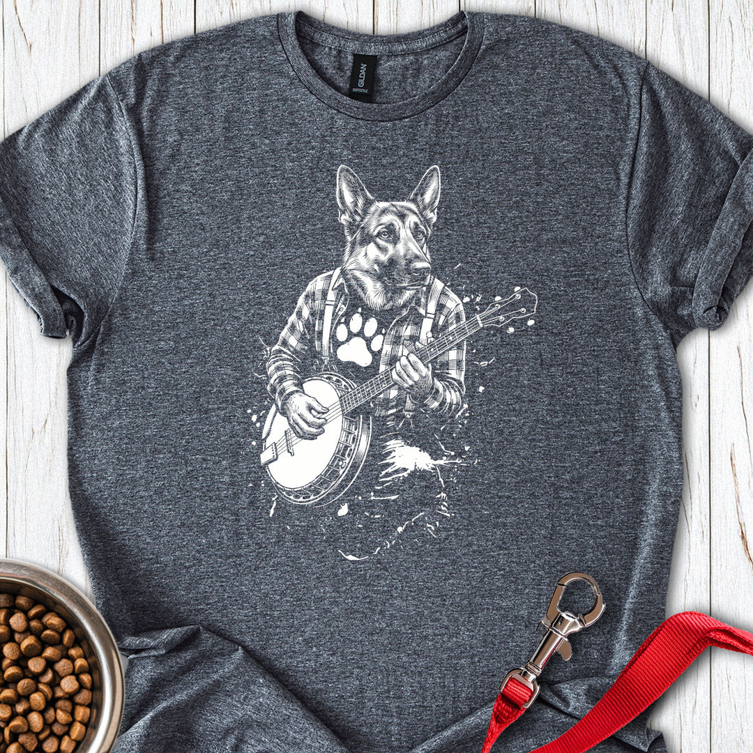 German Shepherd Banjo Dark Heather
