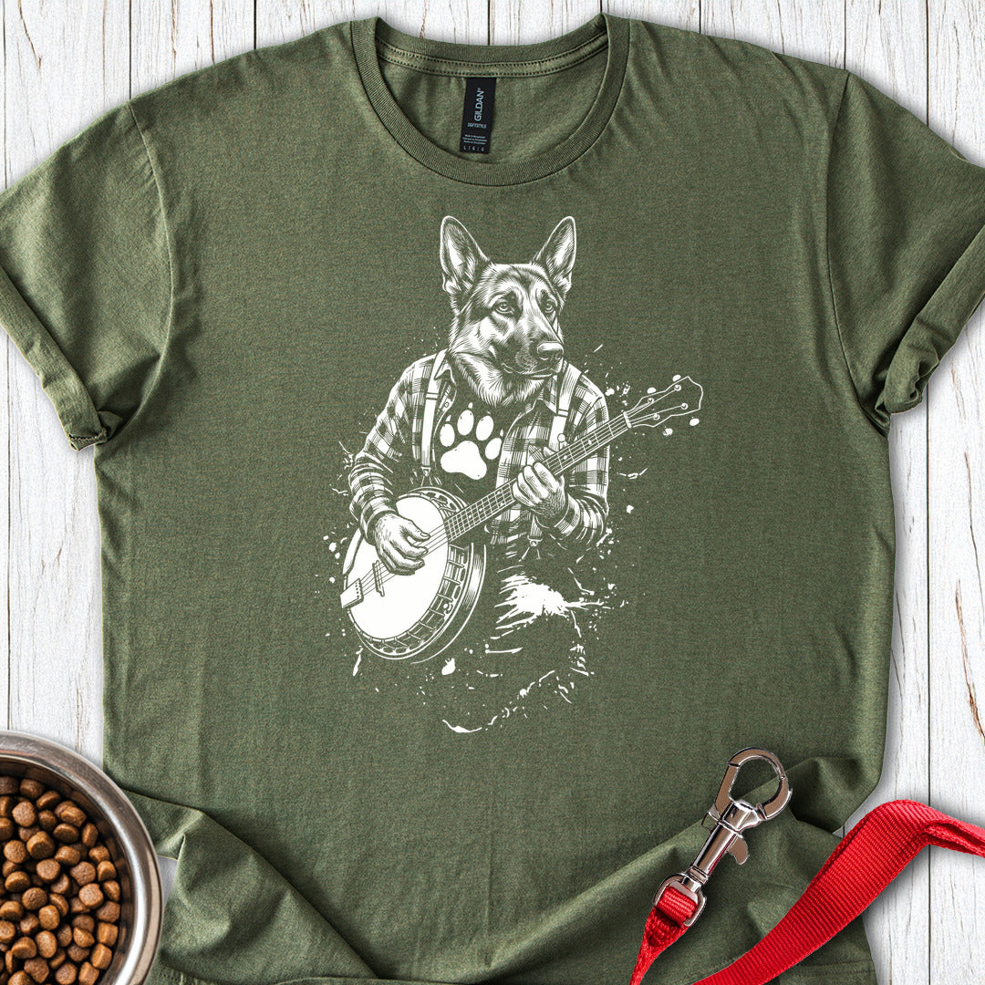 German Shepherd Banjo Military Green