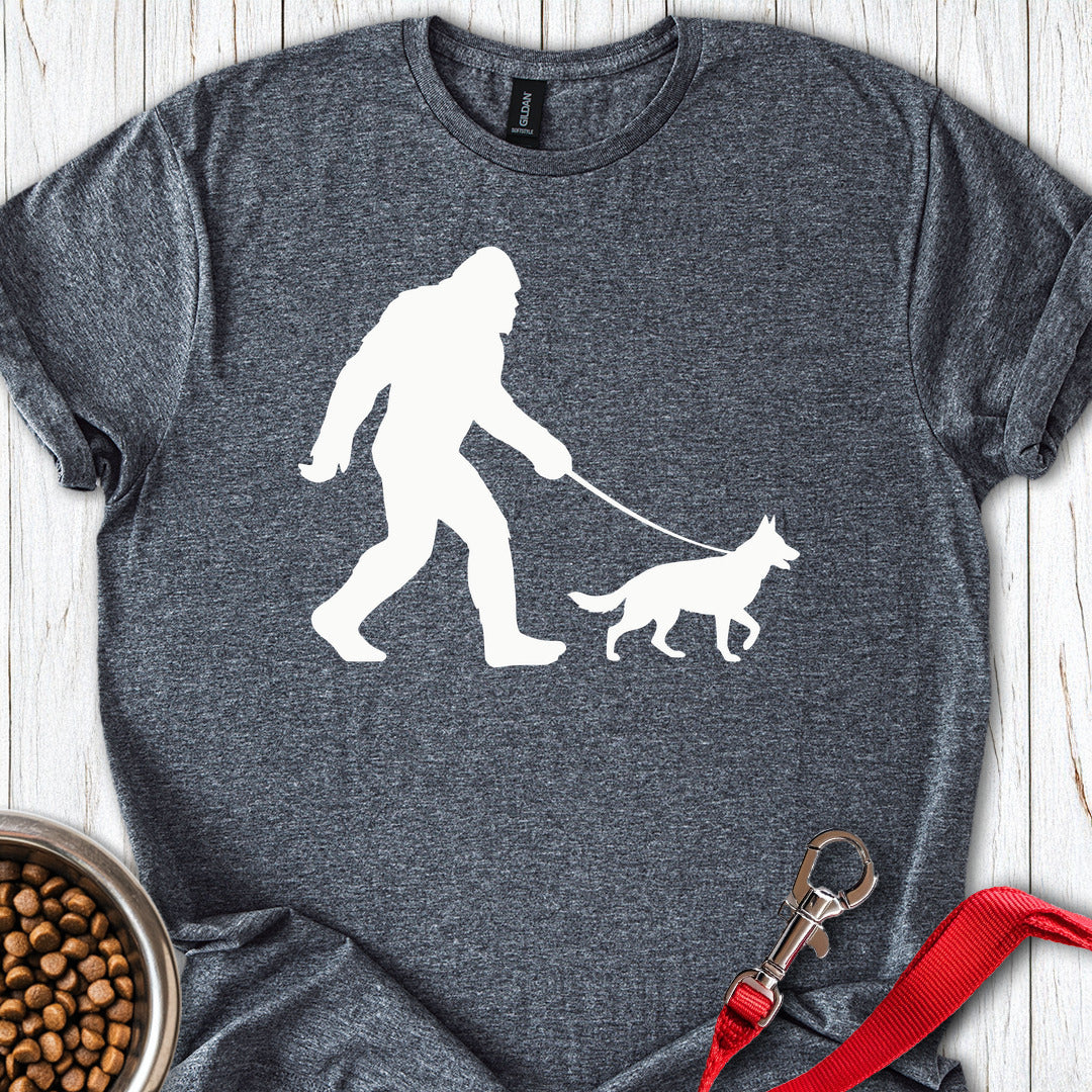 German Shepherd Bigfoot Dark Heather