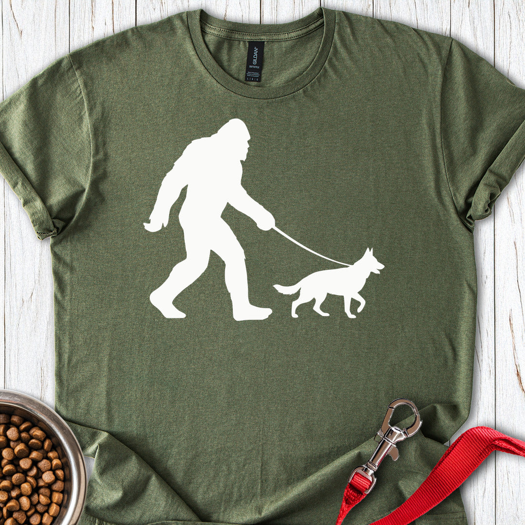 German Shepherd Bigfoot Military Green