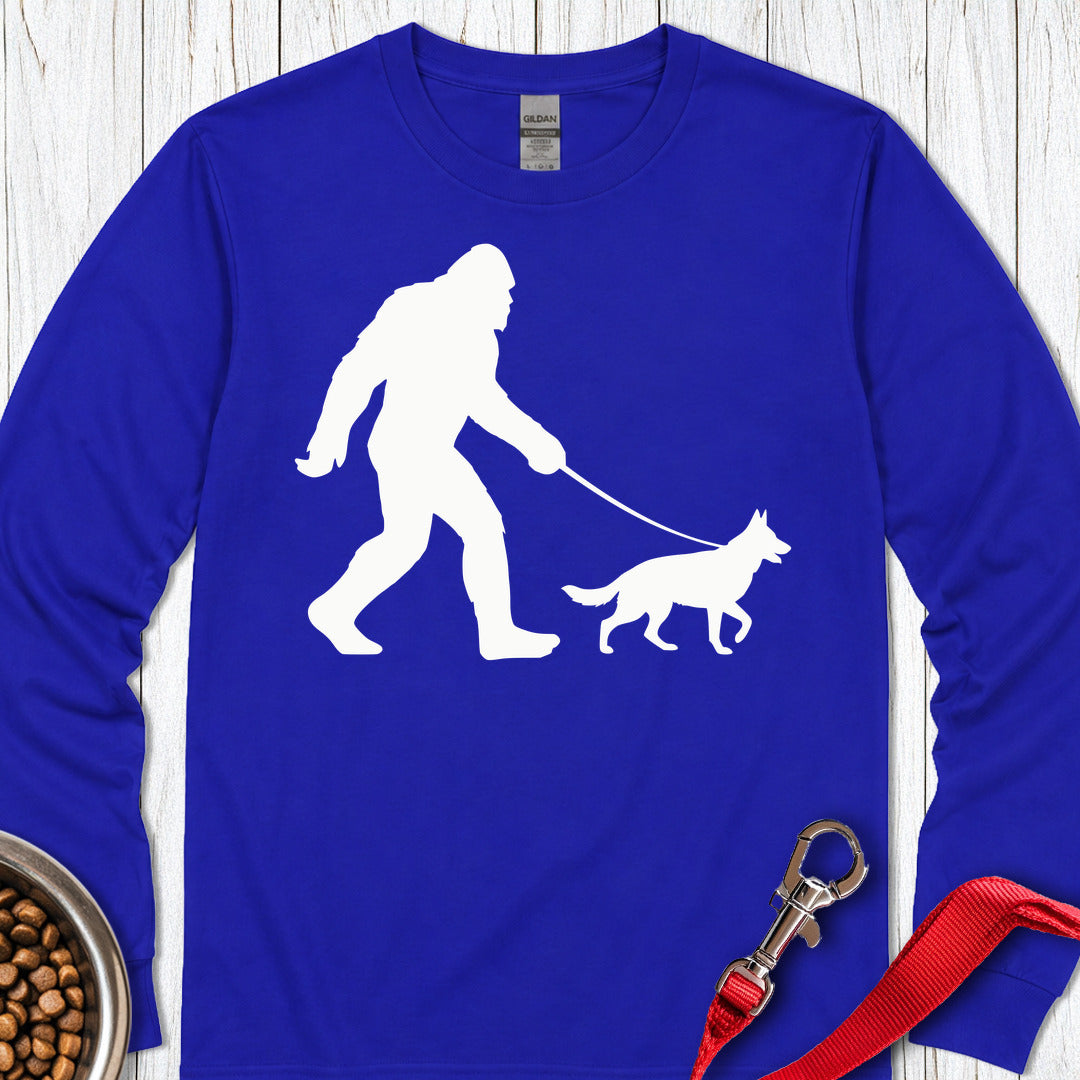 German Shepherd Bigfoot Long Sleeve — Royal