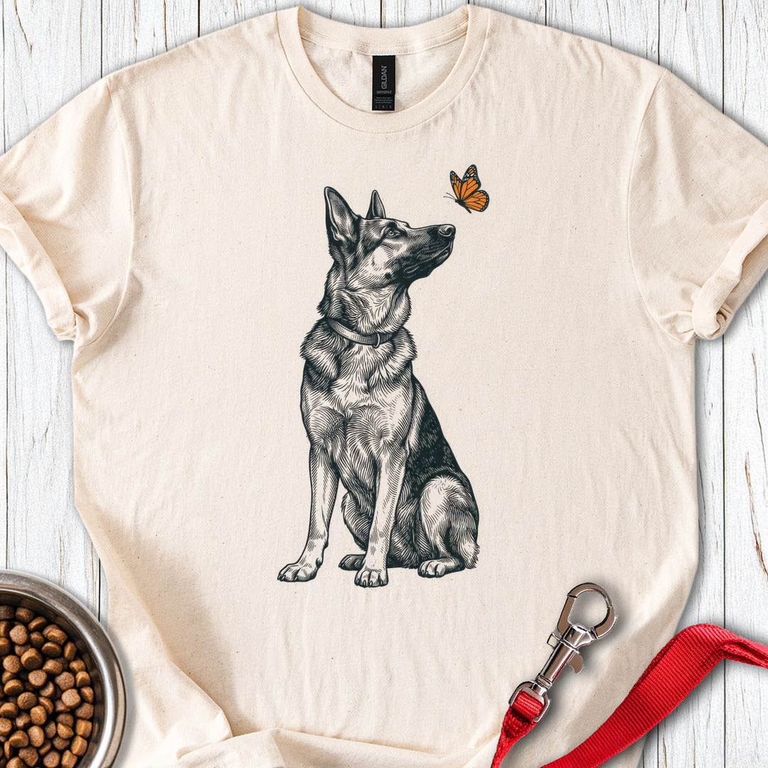 German Shepherd Butterfly Natural