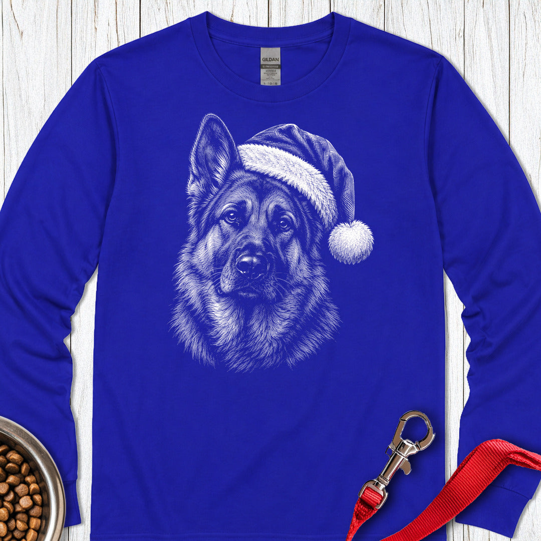 German Shepherd Christmas Long Sleeve — Royal