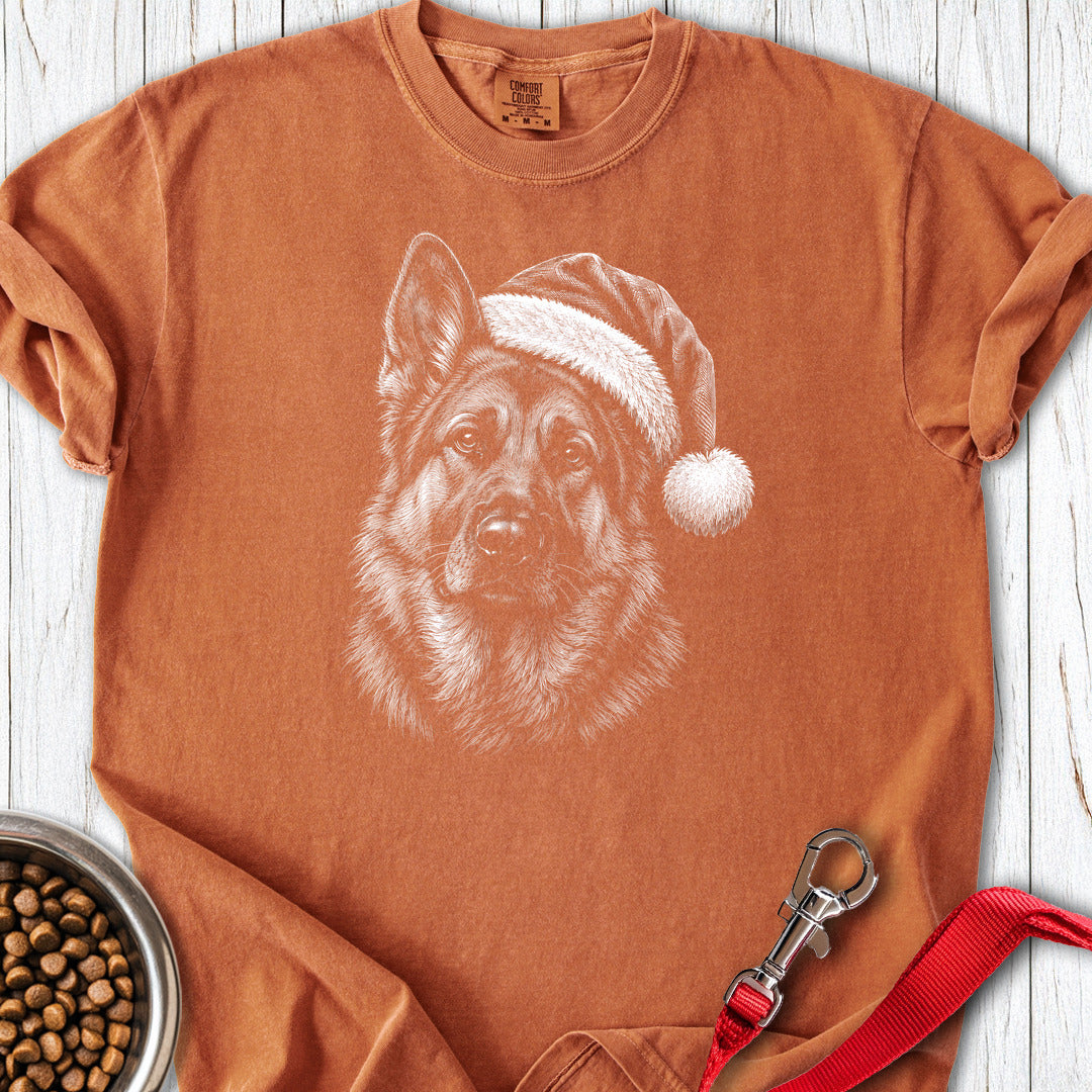 German Shepherd Christmas Premium Tee Yam
