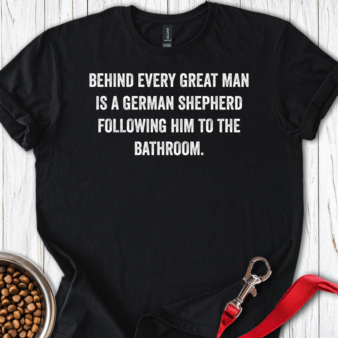German Shepherd Dad Bathroom Black