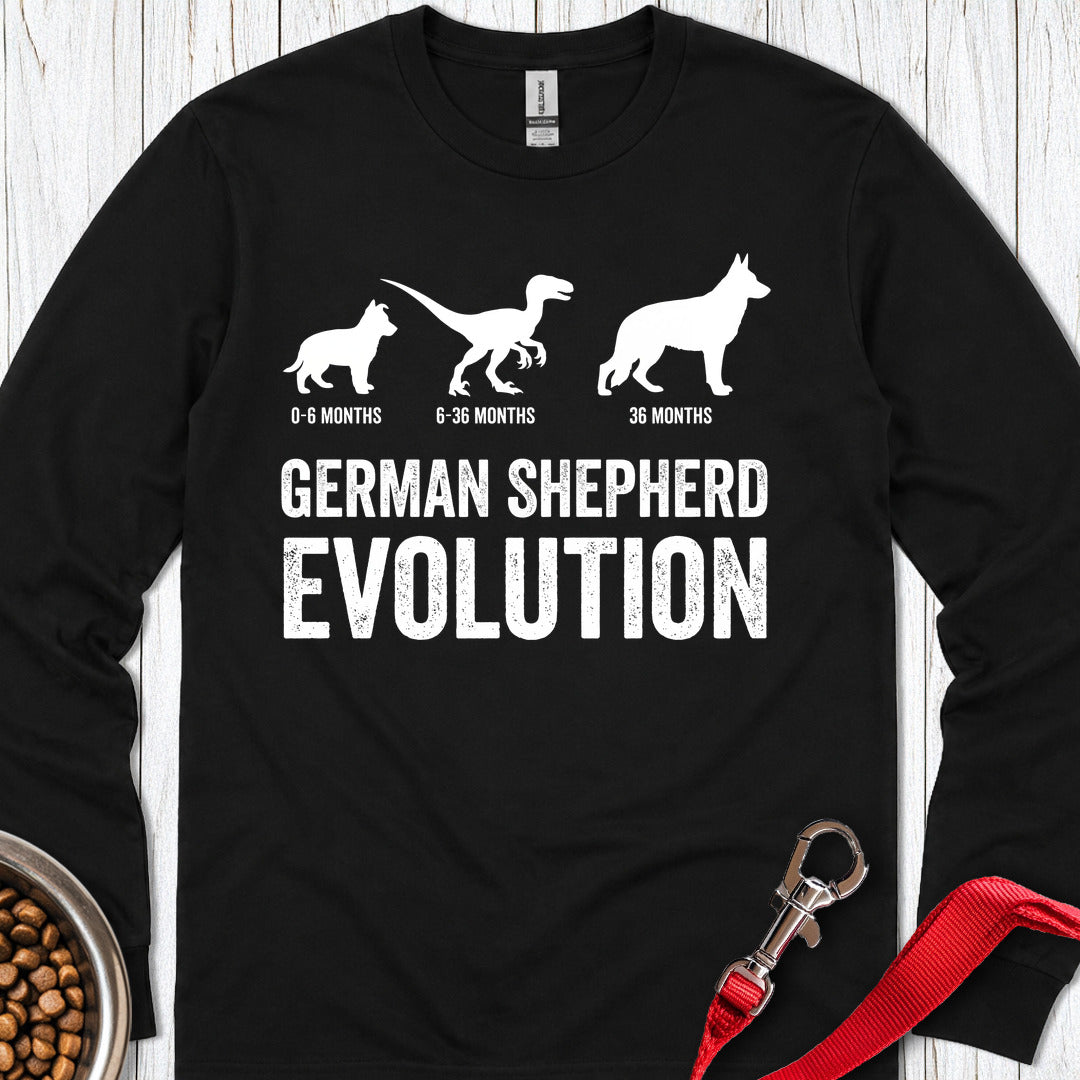 German Shepherd Evolution Long Sleeve — Black