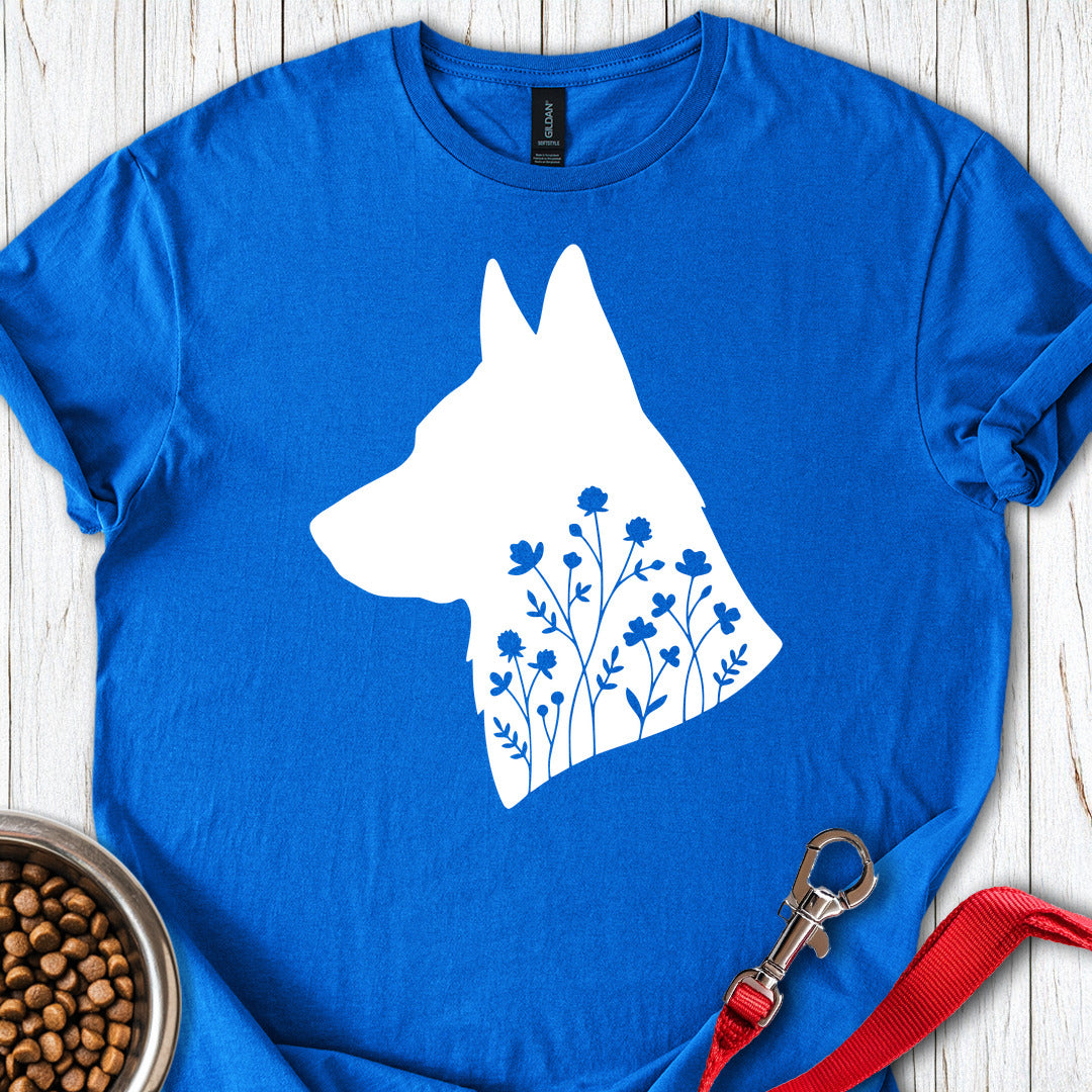 German Shepherd Flowers Royal
