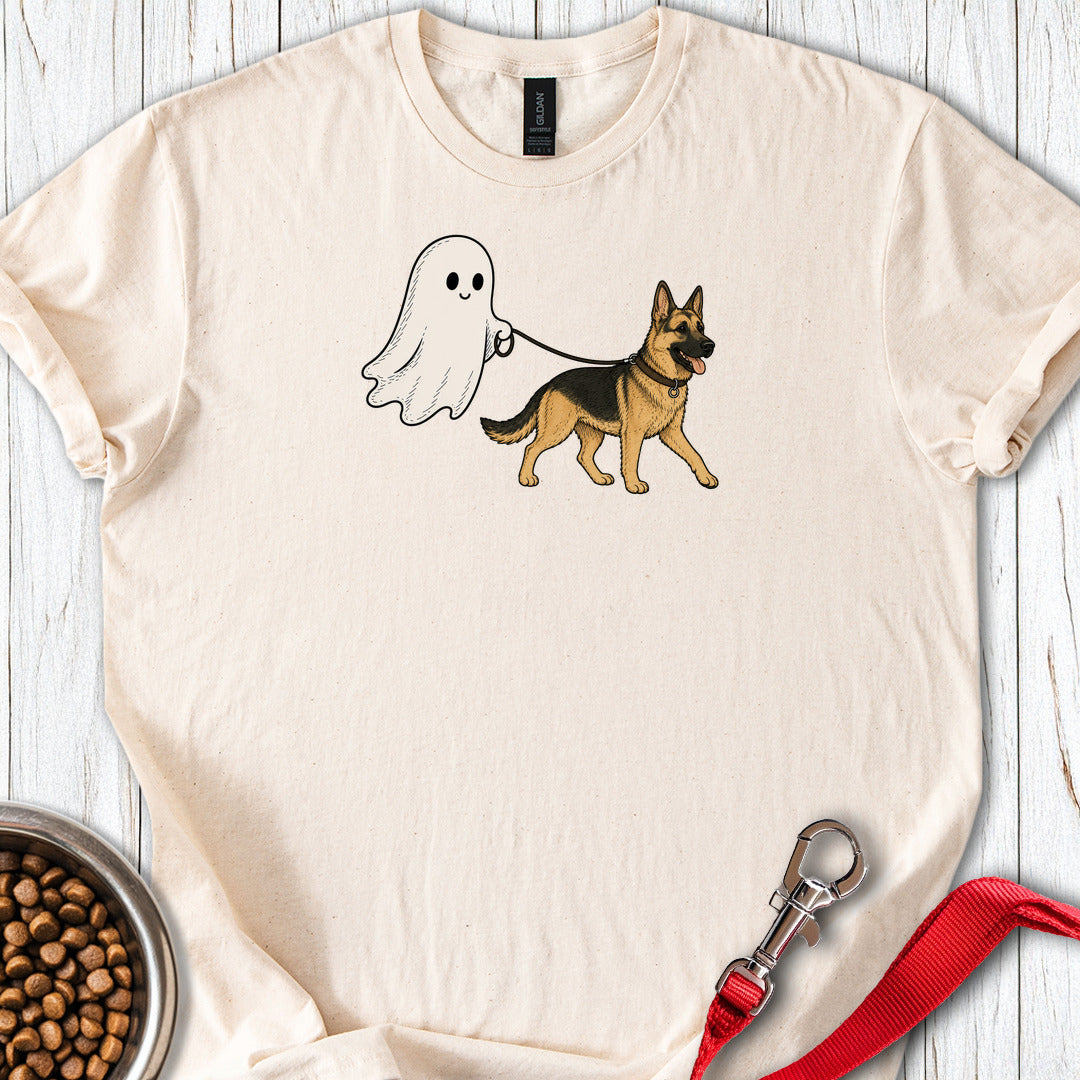 German Shepherd Ghost Halloween Natural