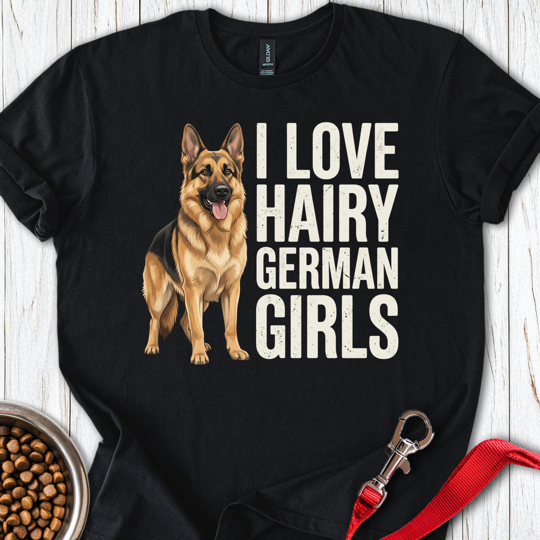 German Shepherd Hairy German Girls Black