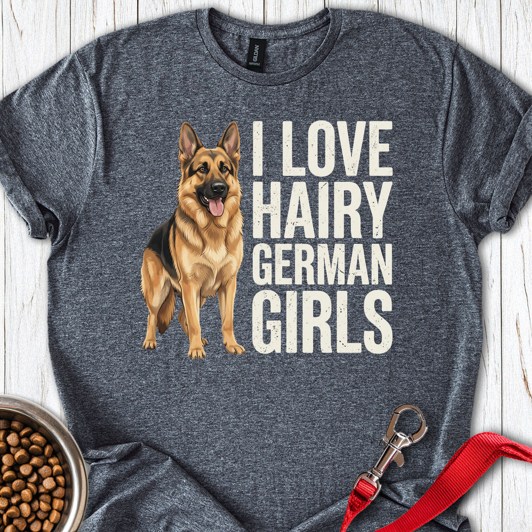 German Shepherd Hairy German Girls Dark Heather