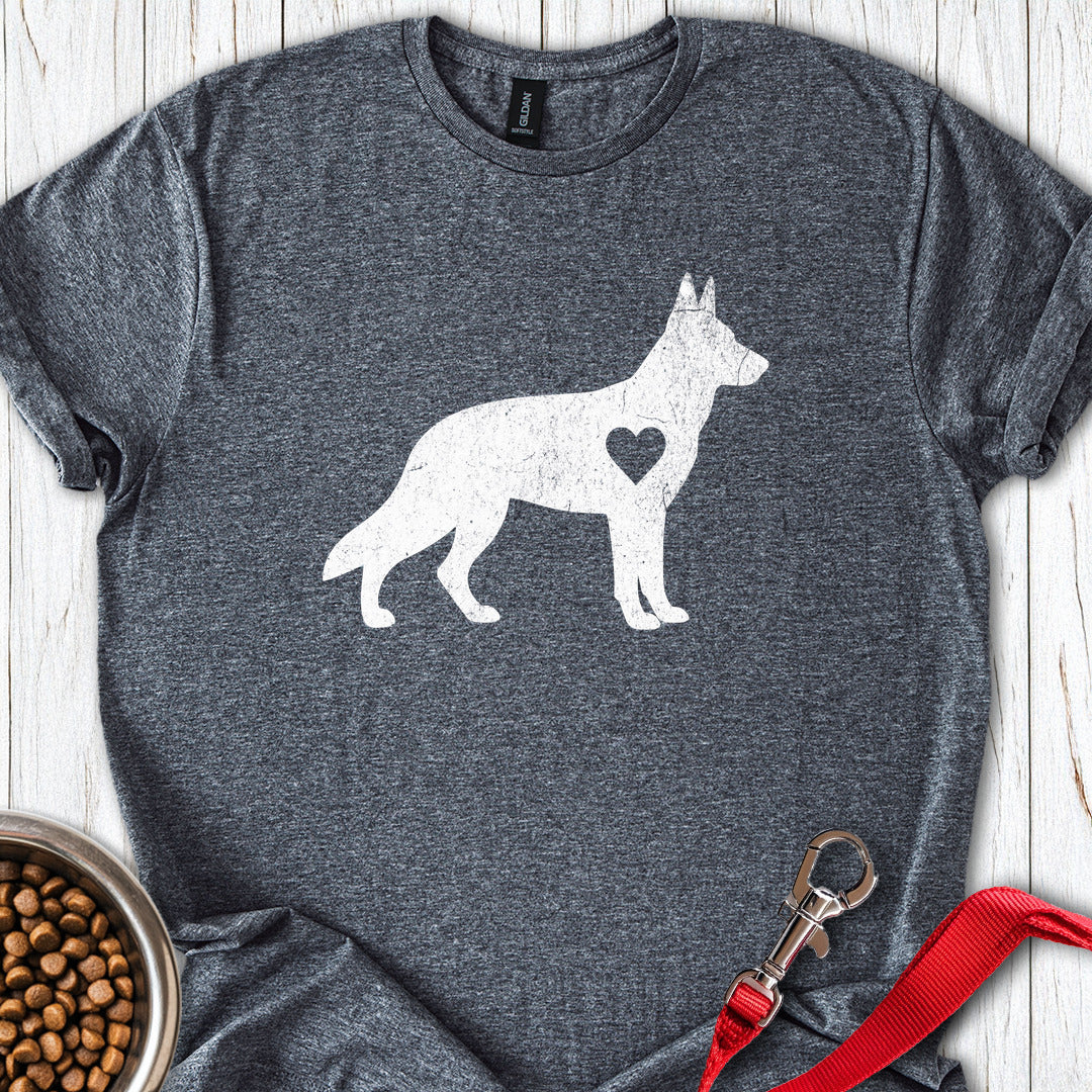 German Shepherd Love Dark Heather