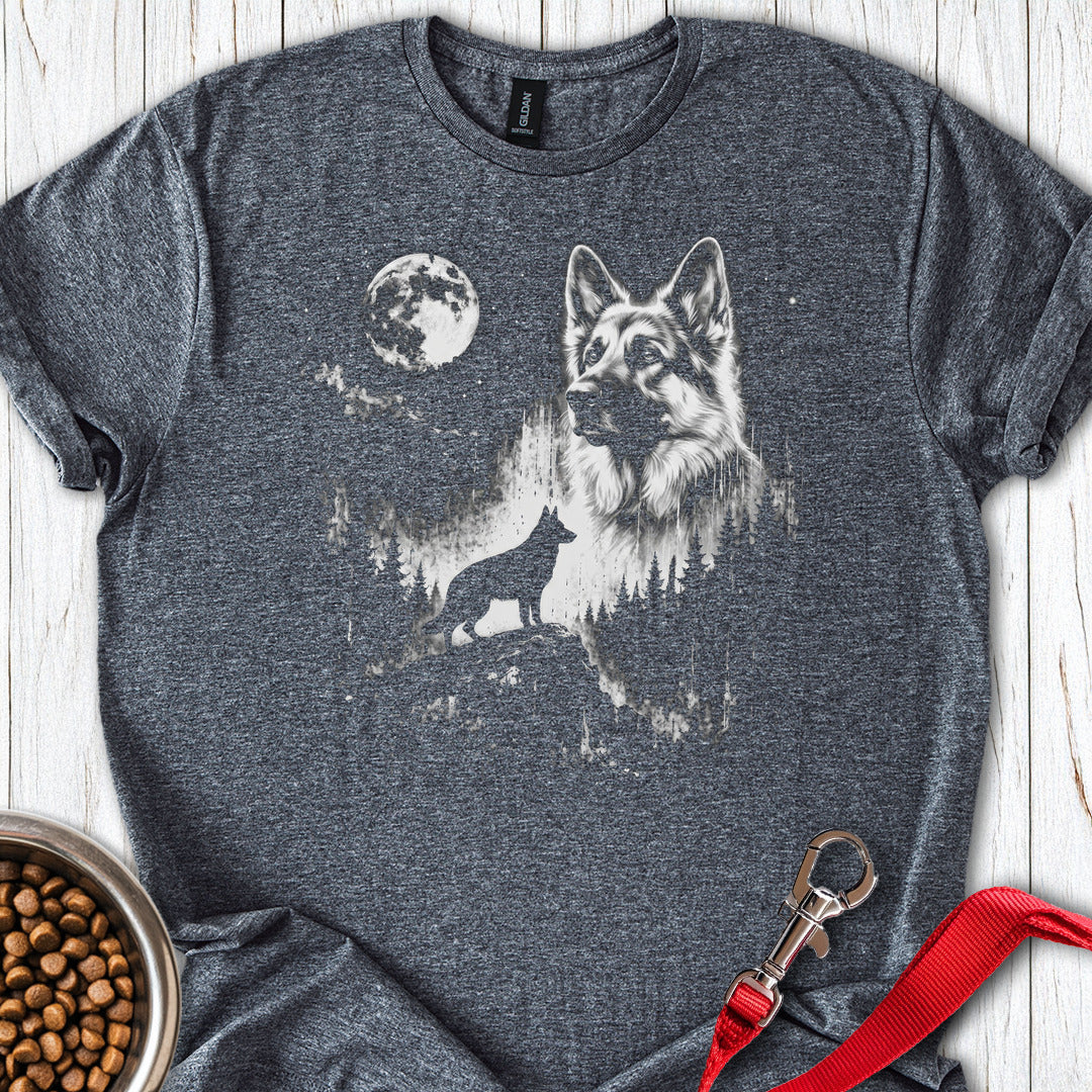 German Shepherd Moon Dark Heather