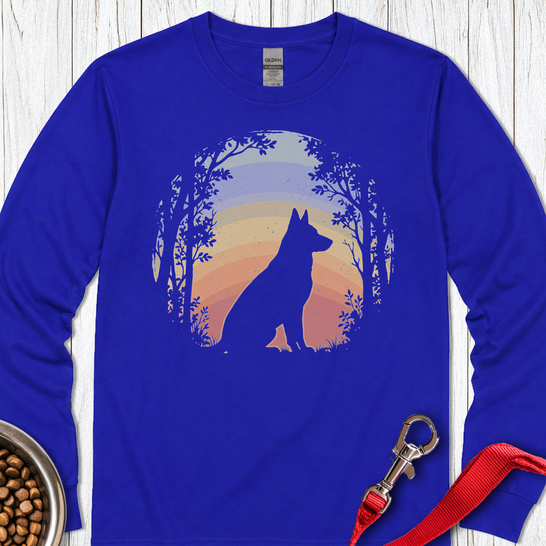 German Shepherd Nature Long Sleeve — Royal