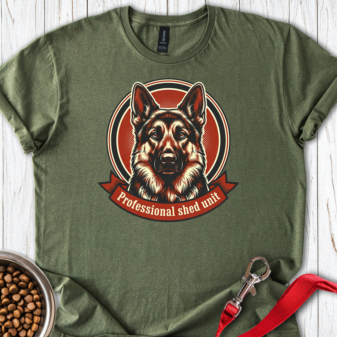 German Shepherd Shed Unit Military Green