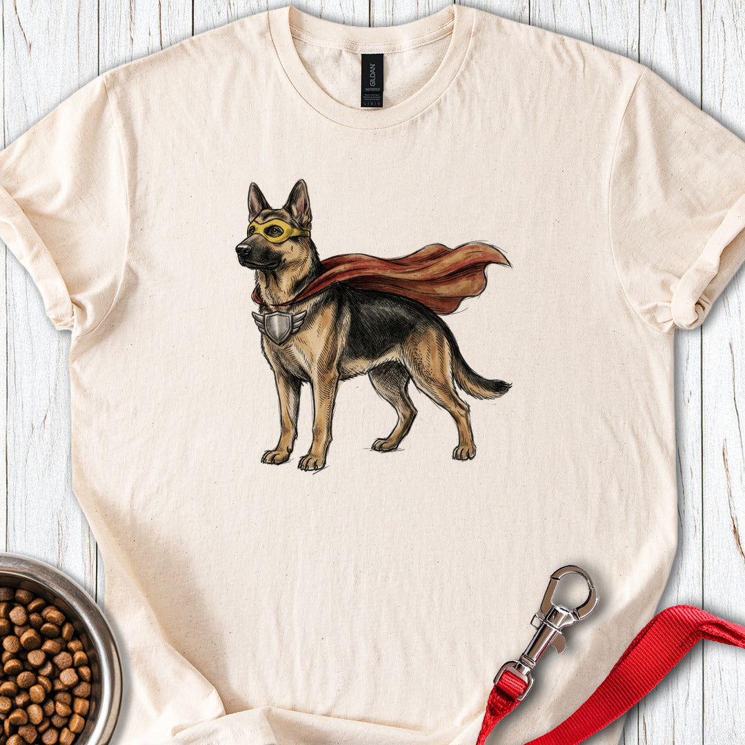German Shepherd Superhero Natural