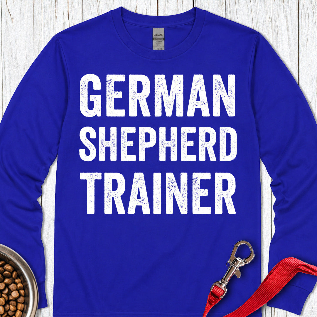German Shepherd Trainer Long Sleeve — Royal