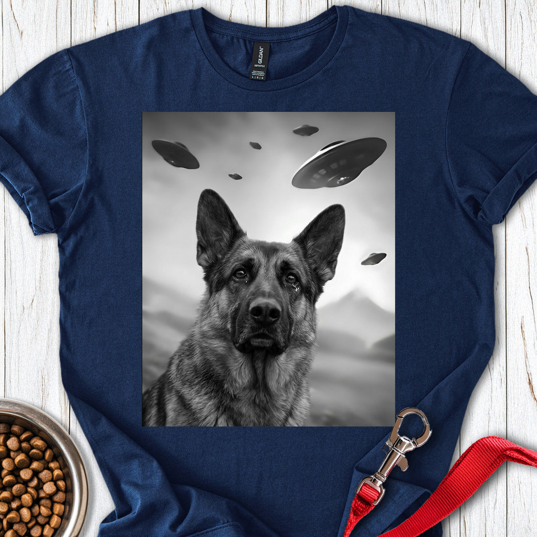 German Shepherd UFO Navy