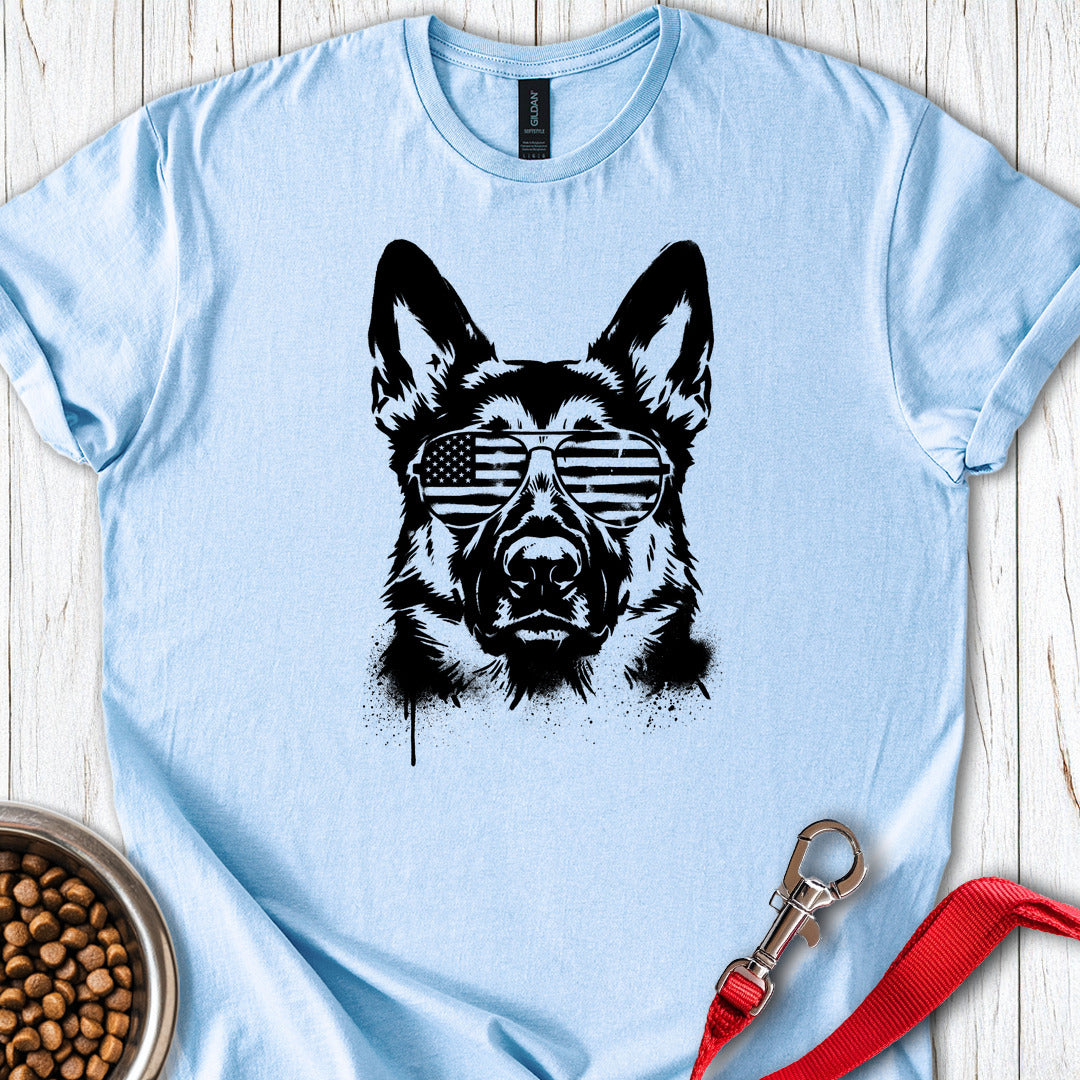 German Shepherd USA Light Blue