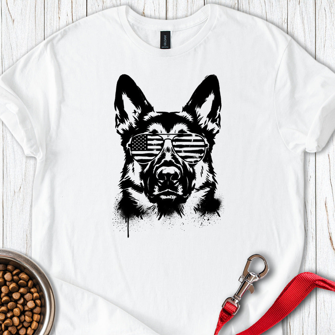 German Shepherd USA White