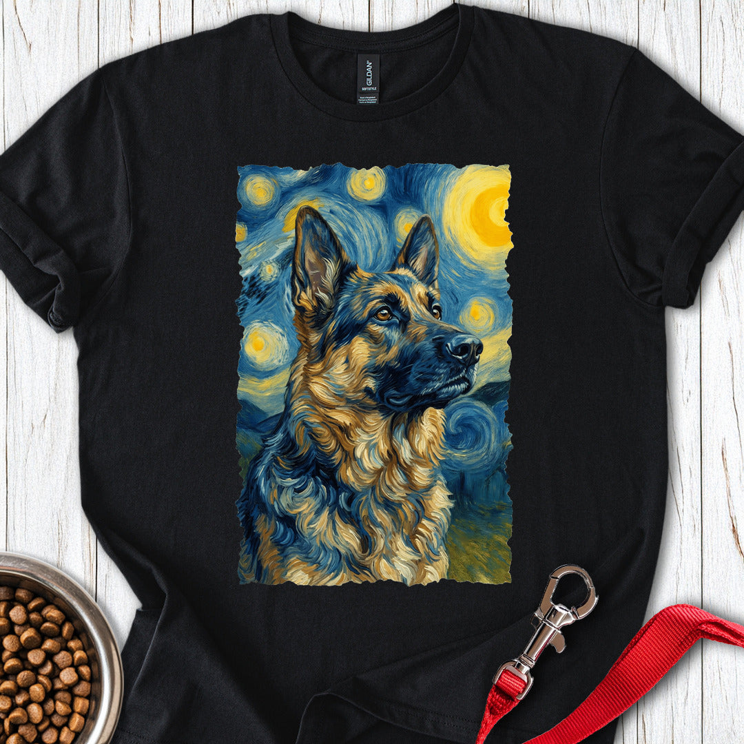 German Shepherd van Gogh Black