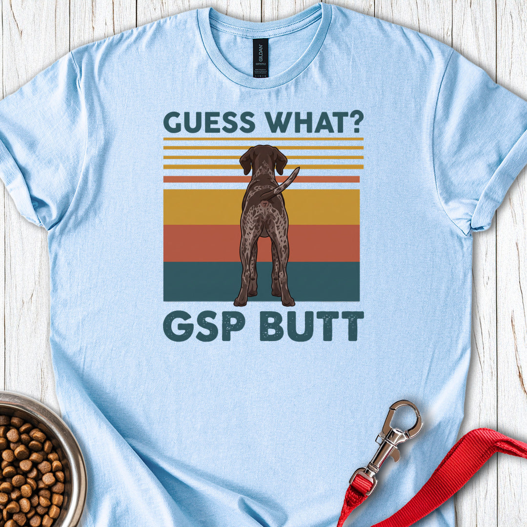 German Shorthaired Pointer Butt Light Blue