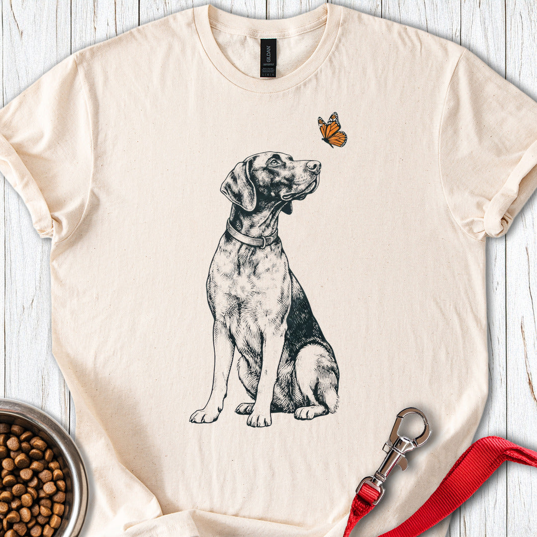 German Shorthaired Pointer Butterfly Natural