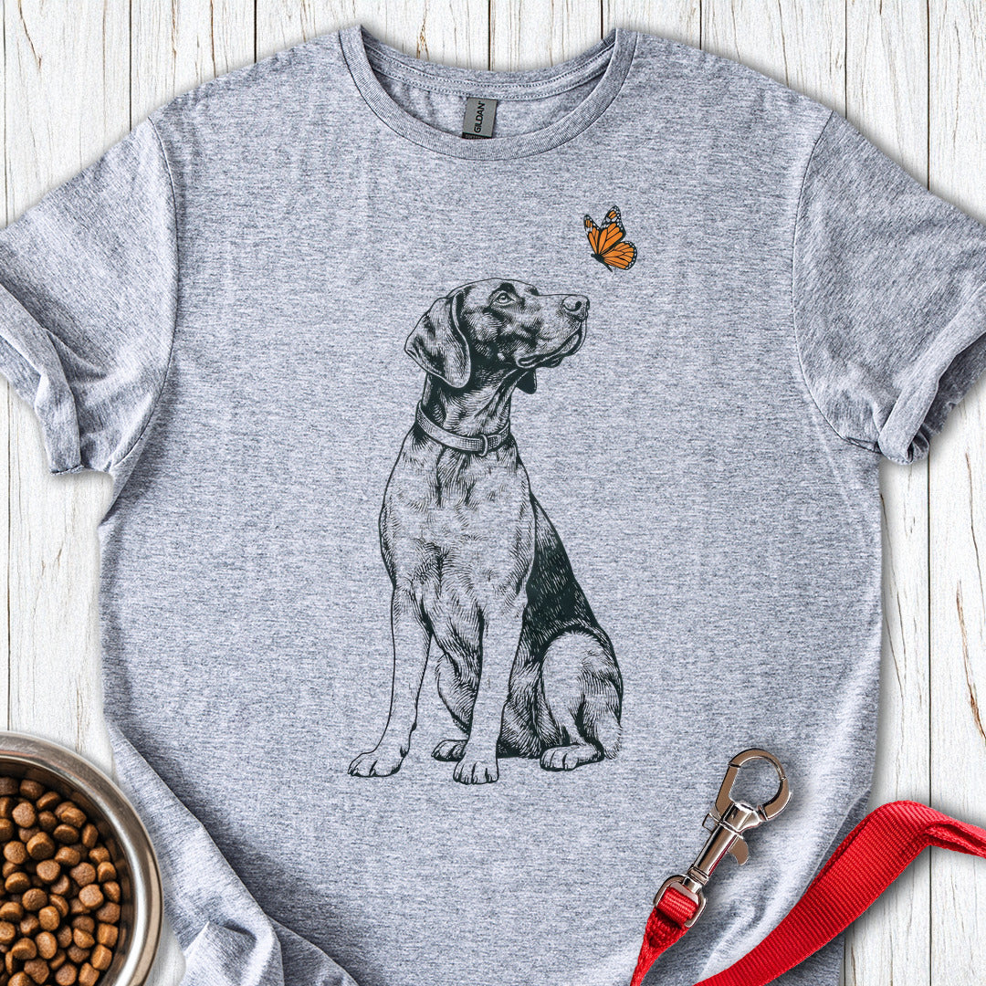German Shorthaired Pointer Butterfly Sport Grey