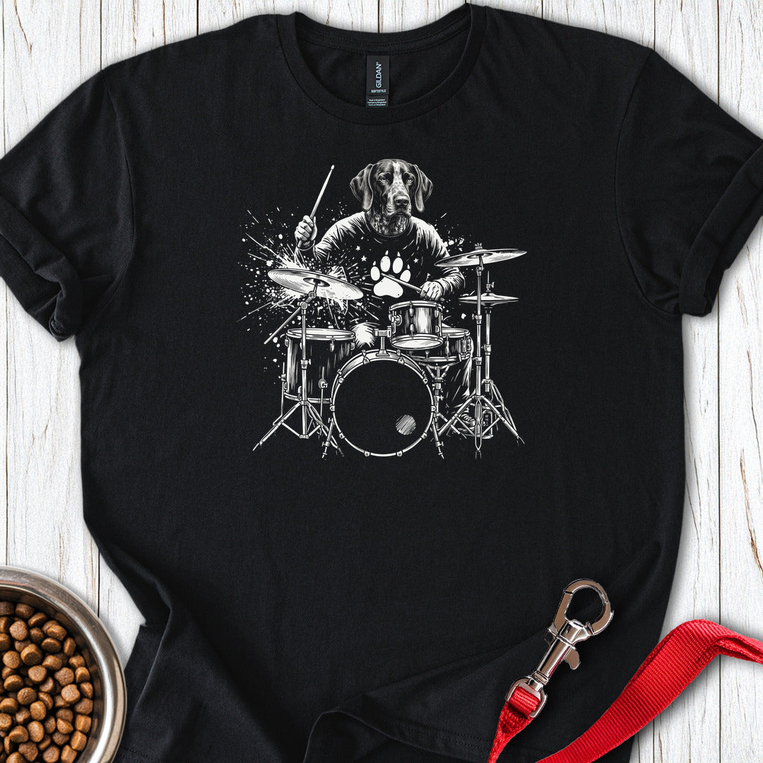 German Shorthaired Pointer Drummer Black