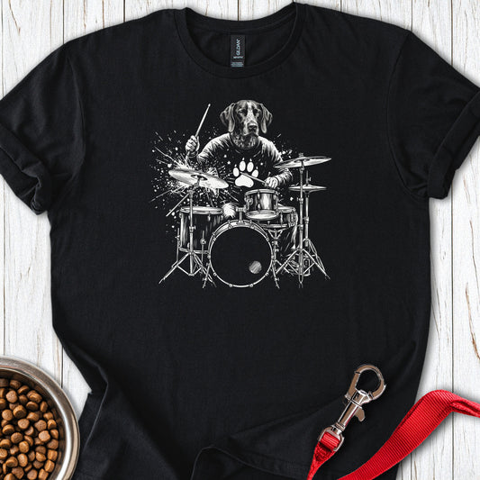 German Shorthaired Pointer Drummer Black
