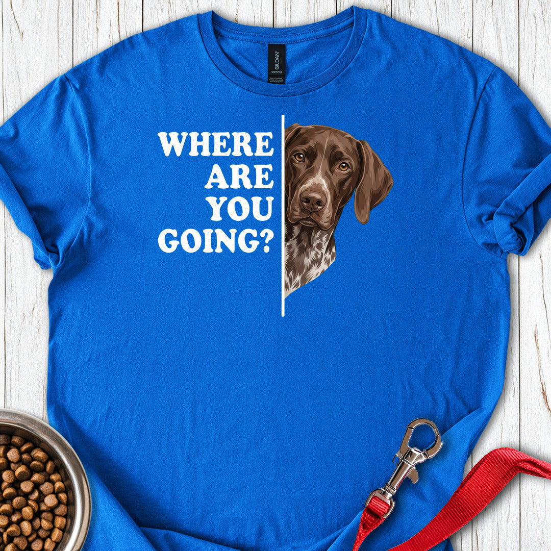 German Shorthaired Pointer Following Royal