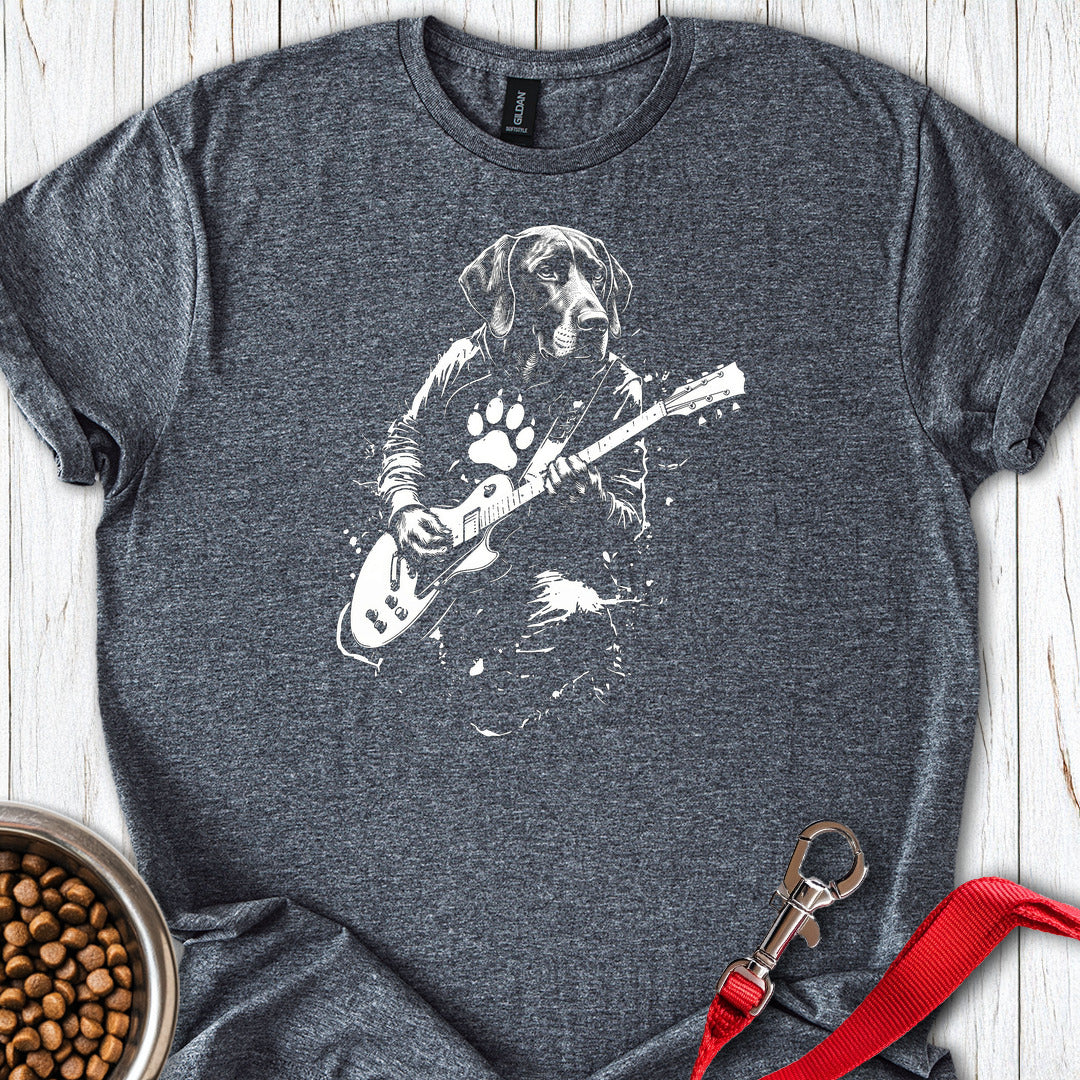 German Shorthaired Pointer Guitar Dark Heather