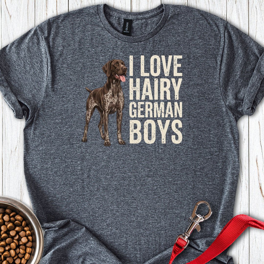 German Shorthaired Pointer Hairy Boys Dark Heather