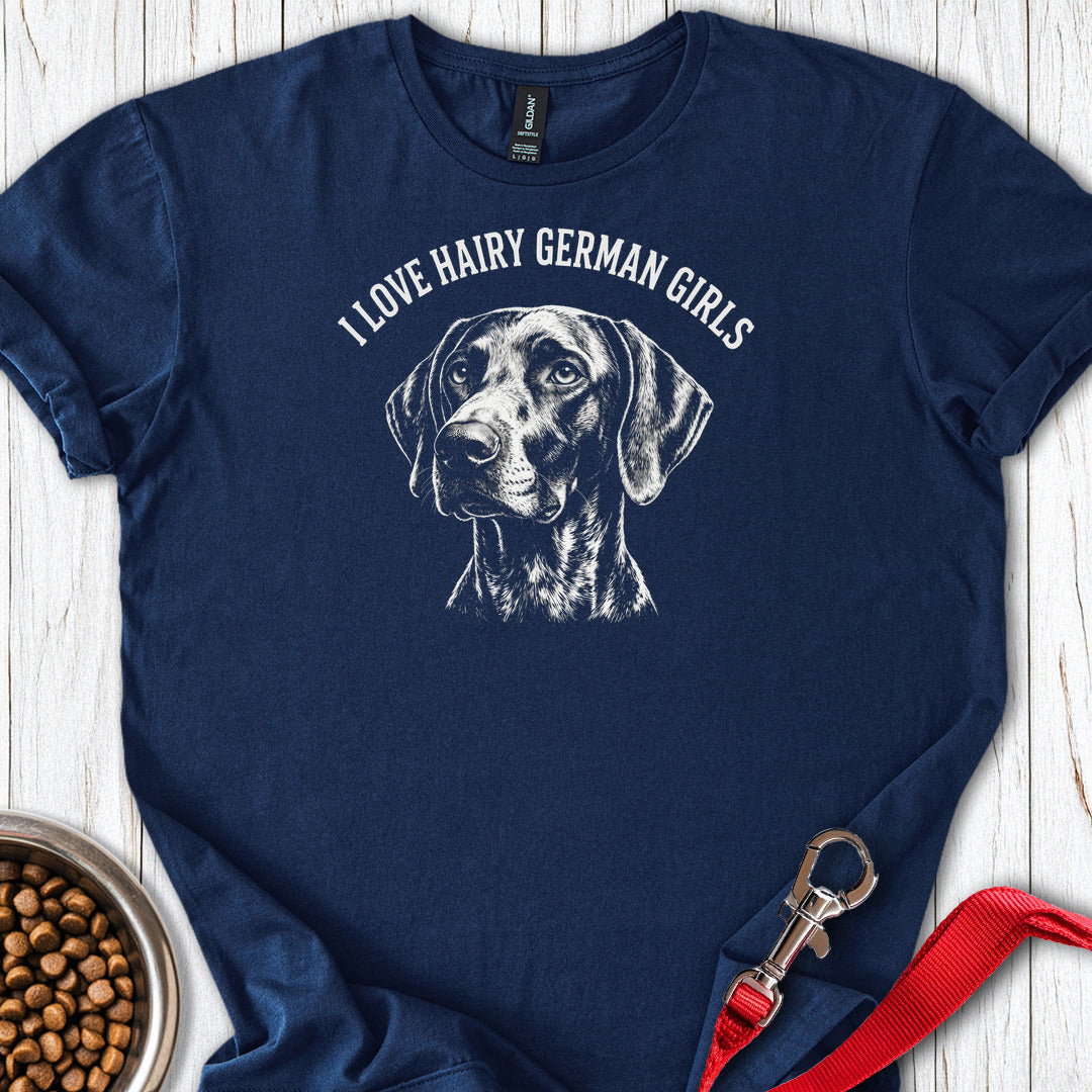 German Shorthaired Pointer Hairy Girls Navy
