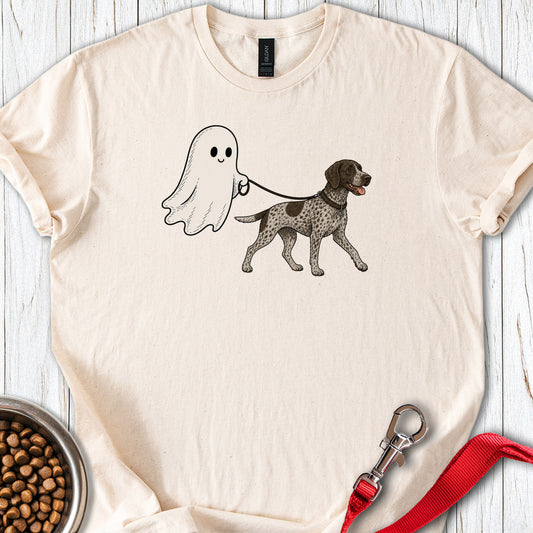German Shorthaired Pointer Halloween Ghost Natural