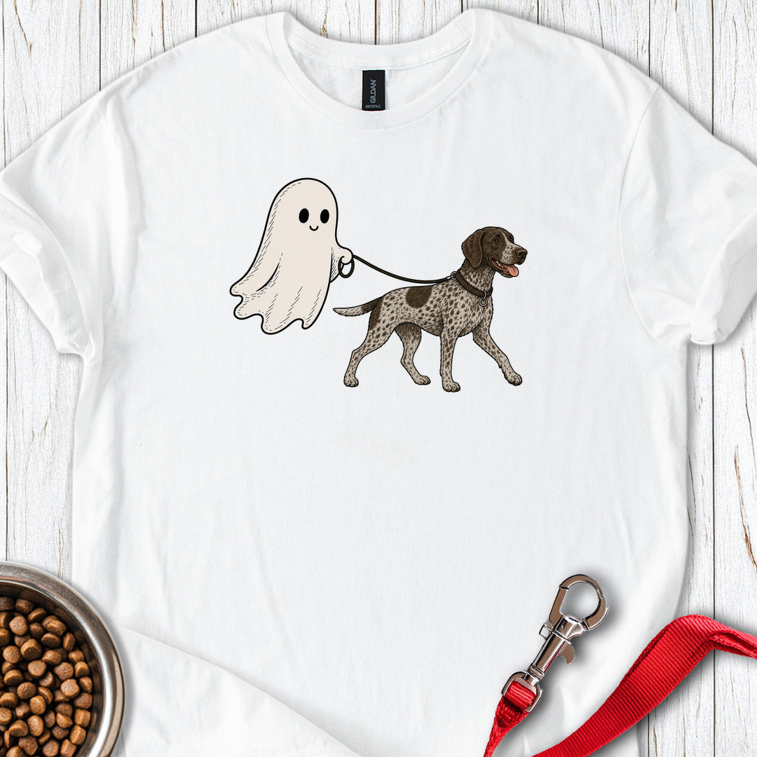 German Shorthaired Pointer Halloween Ghost White