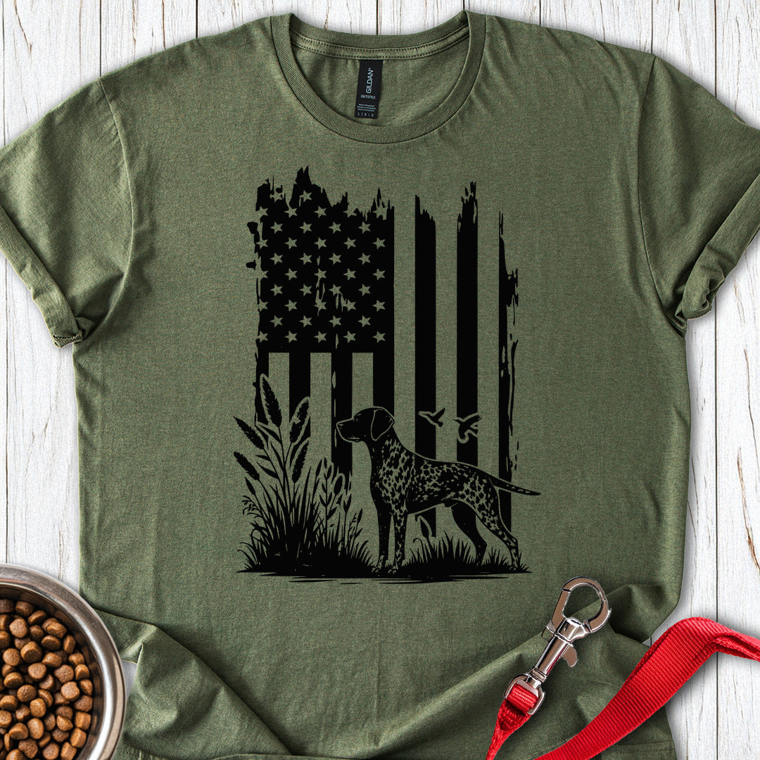 German Shorthaired Pointer Hunter USA Military Green