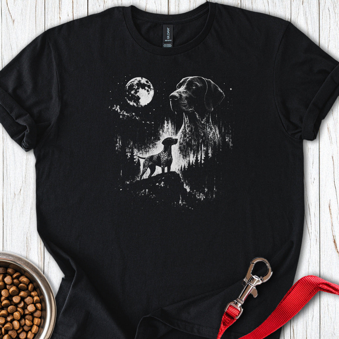 German Shorthaired Pointer Moon Black