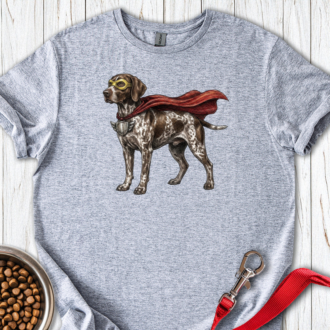 German Shorthaired Pointer Superhero Sport Grey